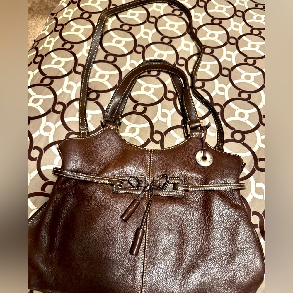 Vintage The Sak Brown Leather Handbag